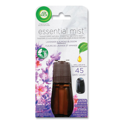 Essential Mist Refill, Lavender And Almond Blossom, 0.67 Oz Bottle