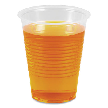 Translucent Plastic Cold Cups, 10 Oz, Polypropylene, 100 Cups/sleeve, 10 Sleeves/carton