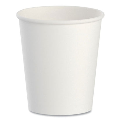 White Paper Water Cups, Proplanet Seal, 3 Oz, 100/bag, 50 Bags/carton