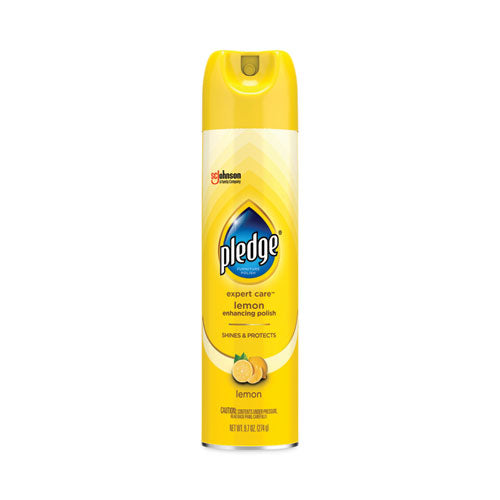 Furniture Polish, Lemon, 9.7 Oz Aerosol Spray, 6/carton