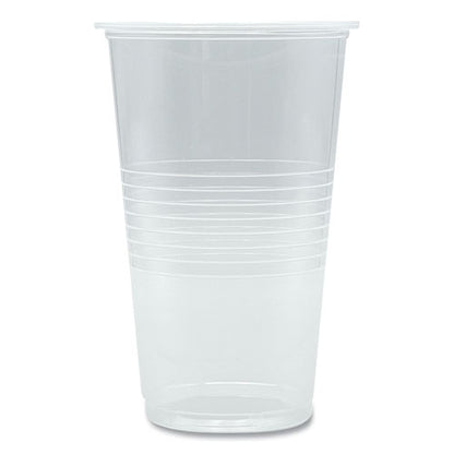 Translucent Plastic Cold Cups, 20 Oz, Clear, 1,000/carton