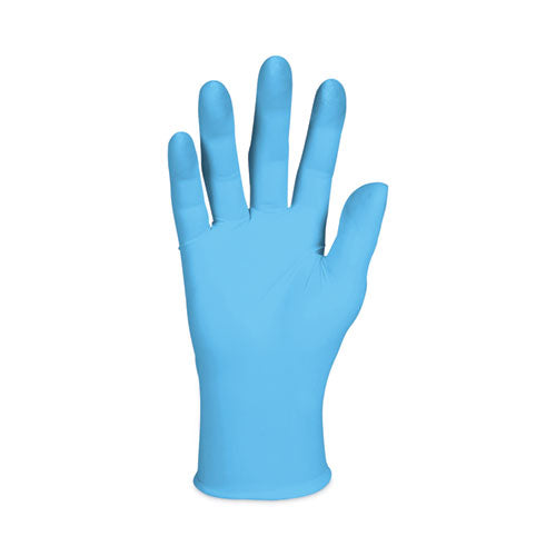 G10 Comfort Plus Blue Nitrile Gloves, Light Blue, Medium, 1,000/carton