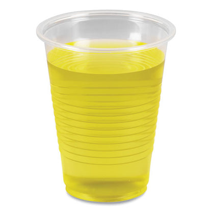 Translucent Plastic Cold Cups, 7 Oz, Polypropylene, 100 Cups/sleeve, 25 Sleeves/carton