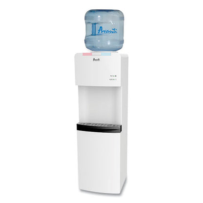 Hot And Cold Water Stand Up Dispenser, 3-5 Gal, 11 X 12 X 36, White