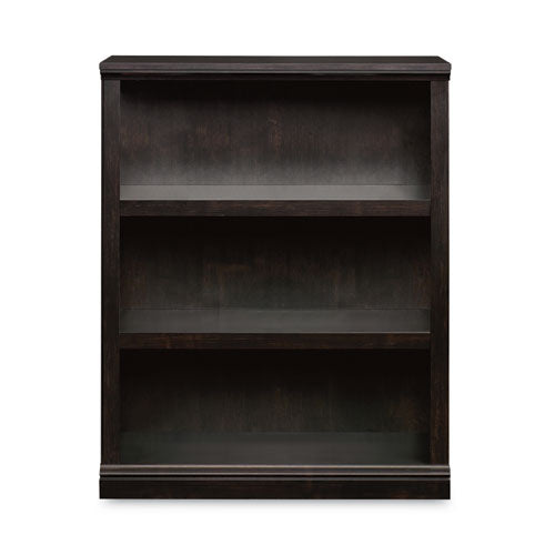 Select Collection Bookcase, Three-shelf, 35.37w X 13.22d X 69.76h, Estate Black