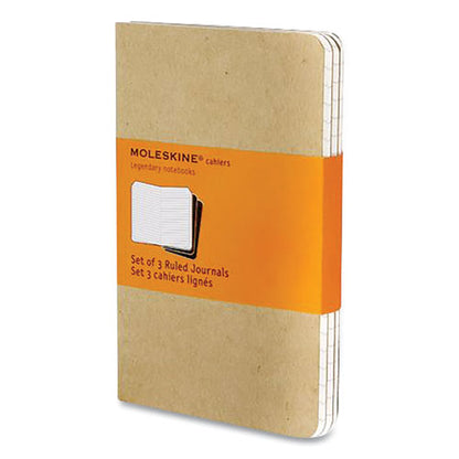 Cahier Journal, 1-subject, Narrow Rule, Brown Kraft Cover, (32) 5.5 X 3.5 Sheets, 3/pack