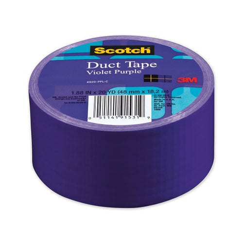 Duct Tape, 1.88" X 20 Yds, Violet Purple