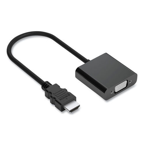 Hdmi To Vga Adapter, 6", Black