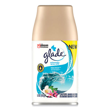 Automatic Air Freshener, Aqua Waves, 6.2 Oz, 4/carton