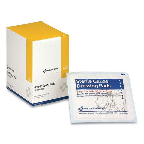 Sterile Gauze Pads, 4 X 4, 50/box