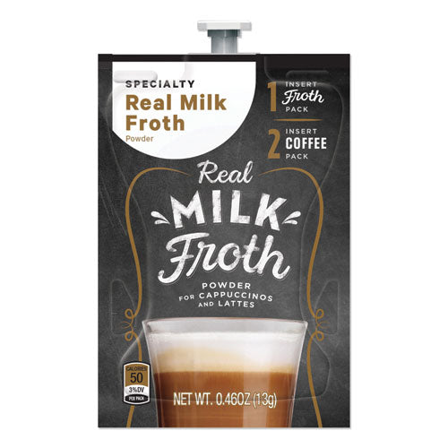 Flavia Real Milk Froth Freshpacks, 0.46 Oz Packet, 72 Packets/carton