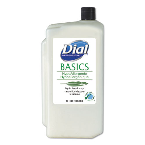 Basics Liquid Hand Soap Refill For 1 L Liquid Dispenser, Fresh Floral, 1 L, 8/carton