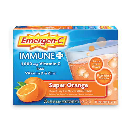 Immune+ Formula, 0.33 Oz, Super Orange, 30 Packets