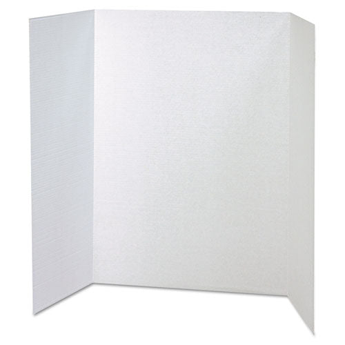 Spotlight Corrugated Presentation Display Boards, 48 X 36, White, 4/carton