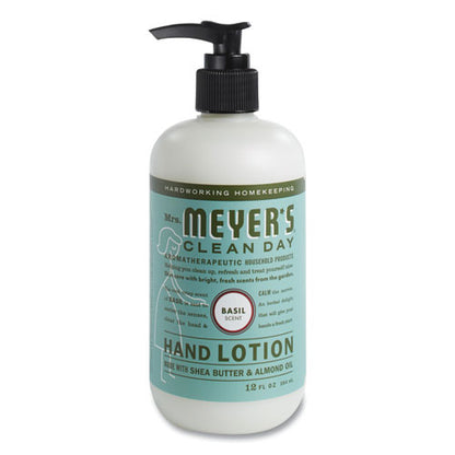 Clean Day Hand Lotion, 12 Oz Pump Bottle, Basil