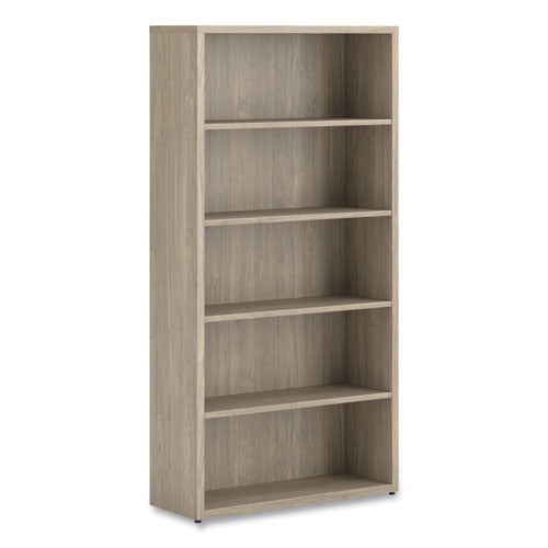 10500 Series Laminate Bookcase, Five Shelves, 36" X 13" X 71", Kingswood Walnut