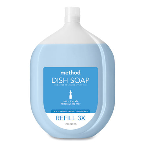 Dish Soap Refill Tub, Sea Minerals Scent, 54 Oz Tub, 4/carton