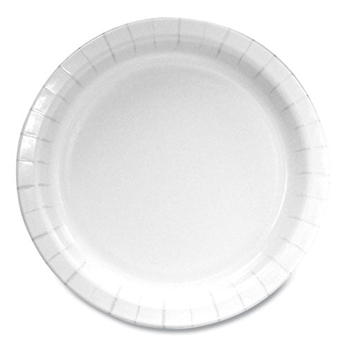 Paper Dinnerware, Plate, 6", White, 1,000/carton