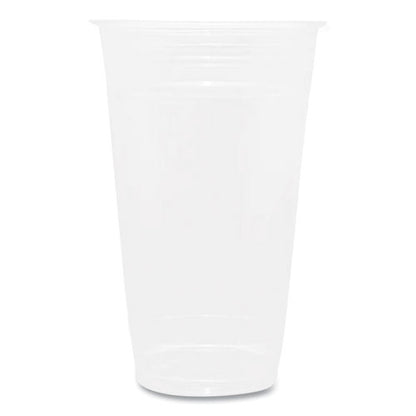 Pet Plastic Cups, 24 Oz, Clear, 600/carton