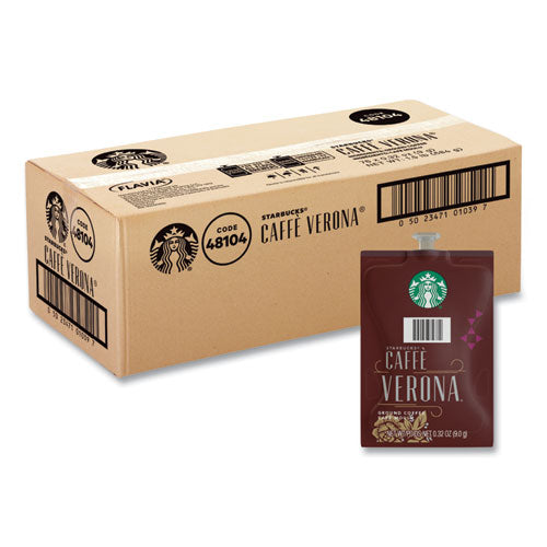 Starbucks Caffe Verona Coffee Freshpack, Caffe Verona, 0.32 Oz Pouch, 76/carton