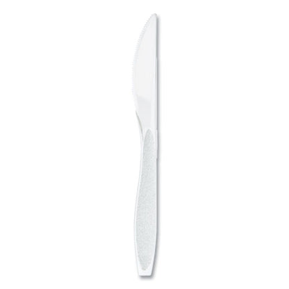 Impress Heavyweight Full-length Polystyrene Cutlery, Knife, White, 100/box, 10 Boxes/carton