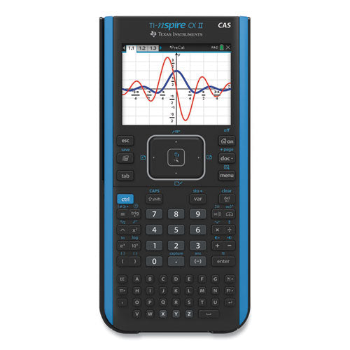 Ti-nspire Cx Ii Cas Graphing Calculator, 10-digit Lcd