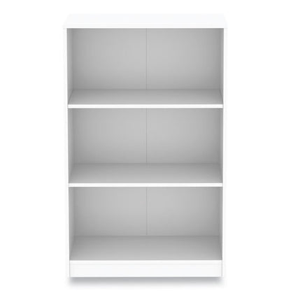 Three-shelf Bookcase, 27.56" X 11.42" X 44.33", White