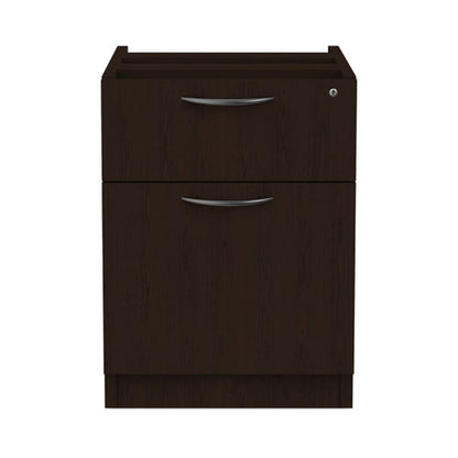 Alera Valencia Series Hanging Pedestal File, Left/right, 2-drawers: Box/file, Legal/letter, Espresso, 15.63" X 20.5" X 19.25"