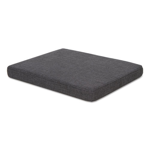 Pedestal File Seat Cushion, 14.88 X 19.13 X 2.13, Smoke