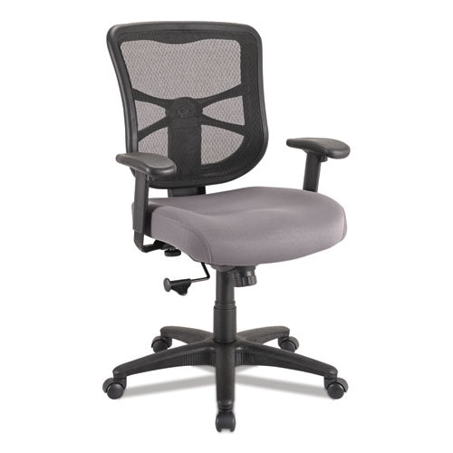 Alera Elusion Series Mesh Mid-back Swivel/tilt Chair, Supports Up To 275 Lb, 17.9" To 21.8" Seat Height, Gray Seat