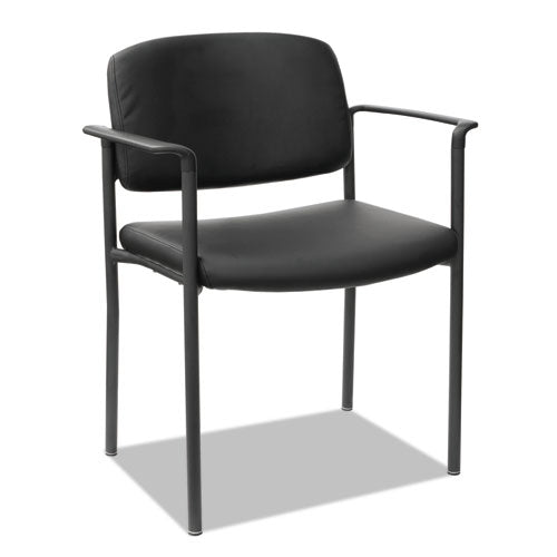 Alera Sorrento Series Ultra-cushioned Stacking Guest Chair, 25.59" X 24.01" X 33.85", Black, 2/carton