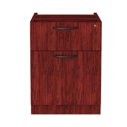 Alera Valencia Series Hanging Pedestal File, Left/right, 2-drawers: Box/file, Legal/letter, Mahogany, 15.63" X 20.5" X 19.25"