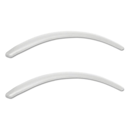 Neratoli Series Replacement Arm Pads For Alera Neratoli Series Chairs, Faux Leather, 1.77 X 15.15 X 0.59, White, 2/set