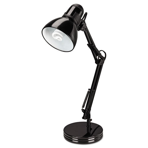 Architect Desk Lamp, Adjustable Arm, 6.75w X 11.5d X 22h, Black