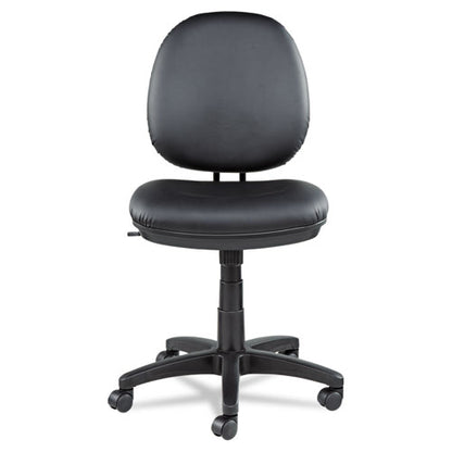 Alera Interval Series Swivel/tilt Task Chair, Bonded Leather Seat/back, Up To 275 Lb, 18.11" To 23.22" Seat Height, Black