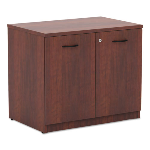 Alera Valencia Series Storage Cabinet, 34.13w X 22.78d X 29h, Medium Cherry