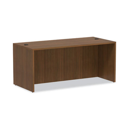 Alera Valencia Series Straight Front Desk Shell, 65" X 29.5" X 29.63", Modern Walnut