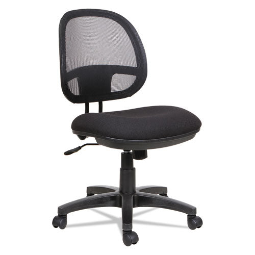 Alera Interval Series Swivel/tilt Mesh Chair, Supports Up To 275 Lb, 18.3" To 23.42" Seat Height, Black