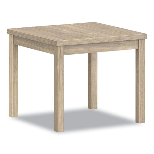 80000 Series Laminate Occasional Corner Table, 24d X 24w X 20h, Kingswood Walnut