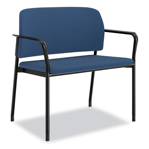 Accommodate Series Bariatric Chair With Arms, 33.5" X 21.5" X 32.5", Elysian Seat, Elysian Back, Charblack Legs