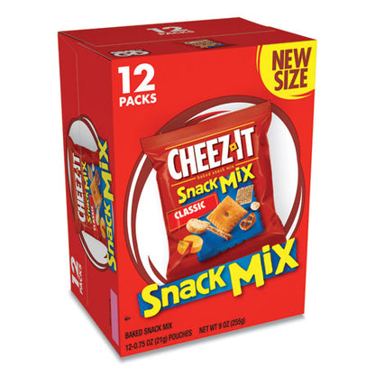 Snack Mix, Classic Cheese, 0.75 Oz Bag, 12/box