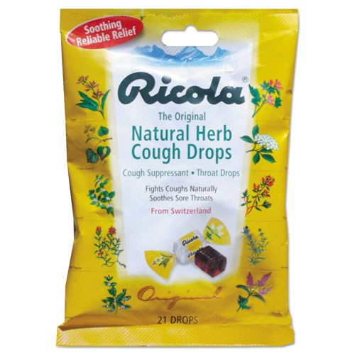 Cough Drops, Natural Herb, 21/pack