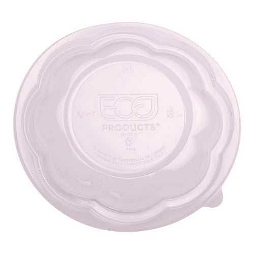 Renewable And Compostable Lids For 24, 32 And 48 Oz Salad Bowls, Clear, Plastic, 300/carton