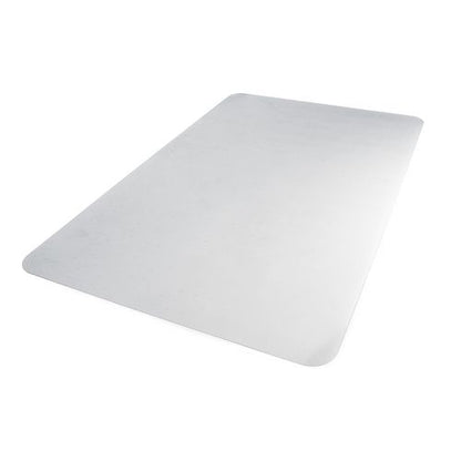 Ecotex Marlon Bioplus Rectangular Polycarbonate Chair Mat For Low/medium Pile Carpets, Rectangular, 35 X 47, Clear