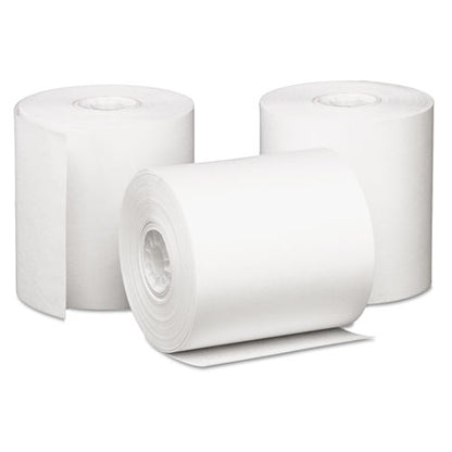 Impact Bond Paper Rolls, 3" X 85 Ft, White, 50/carton