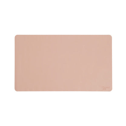 Vegan Leather Desk Pads, 23.6 X 13.7, Light Pink