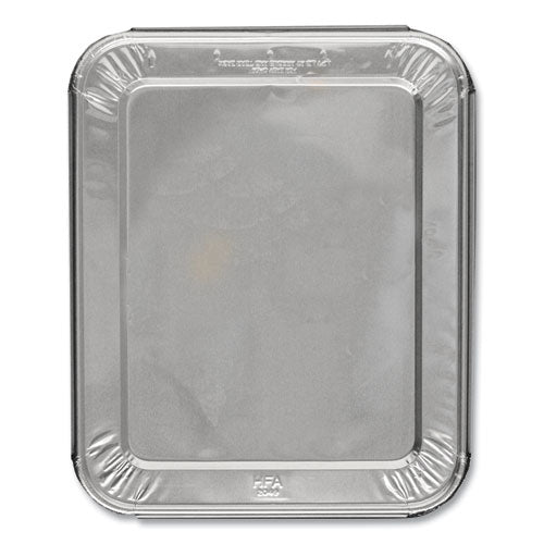 Half Steam Table Pan Lids, Full Curl, 11.16 X 0.62 X 12.75, 100/carton