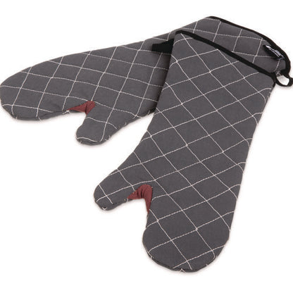 Bestguard Oven Mitt, 17", Webguard Plus Fabric, Black, Pair