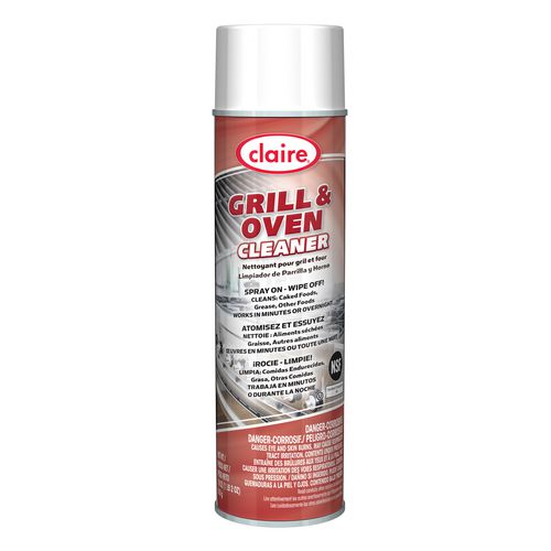 Grill And Oven Cleaner, 18 Oz Aerosol Spray, 12/carton