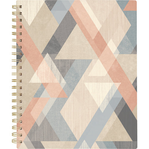 Triad Weekly/monthly Planner, Geometric Artwork, 11" X 9.25", Multicolor Cover, 12-month (jan To Dec): 2025